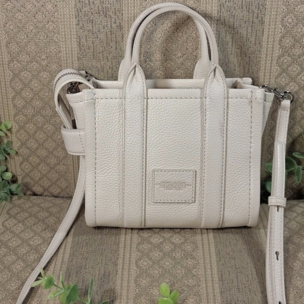 Marc Jacobs Leather Mini The Tote Bag - Picture 3 of 16